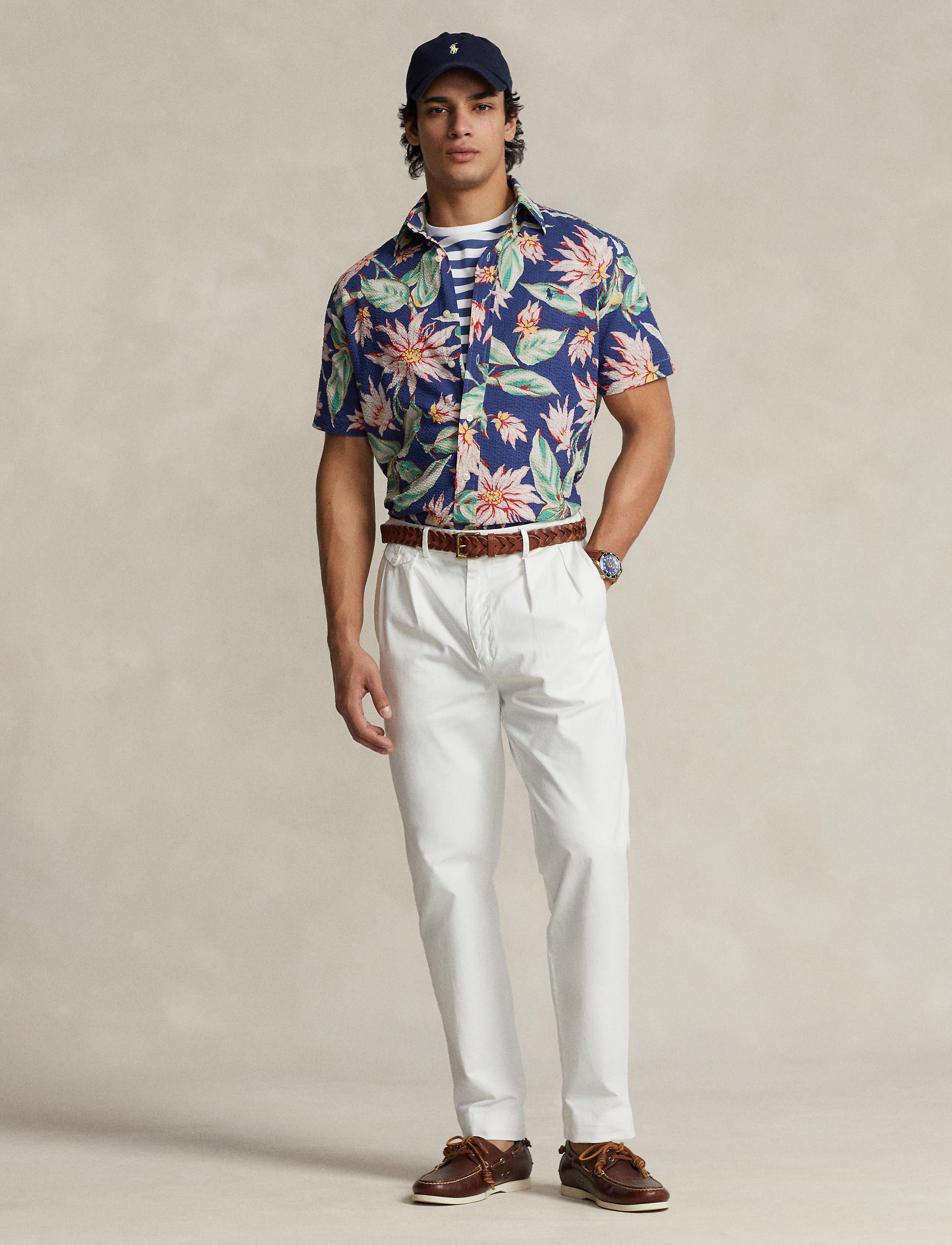 Polo Ralph Lauren Floral Seersucker Shirtmen's pants