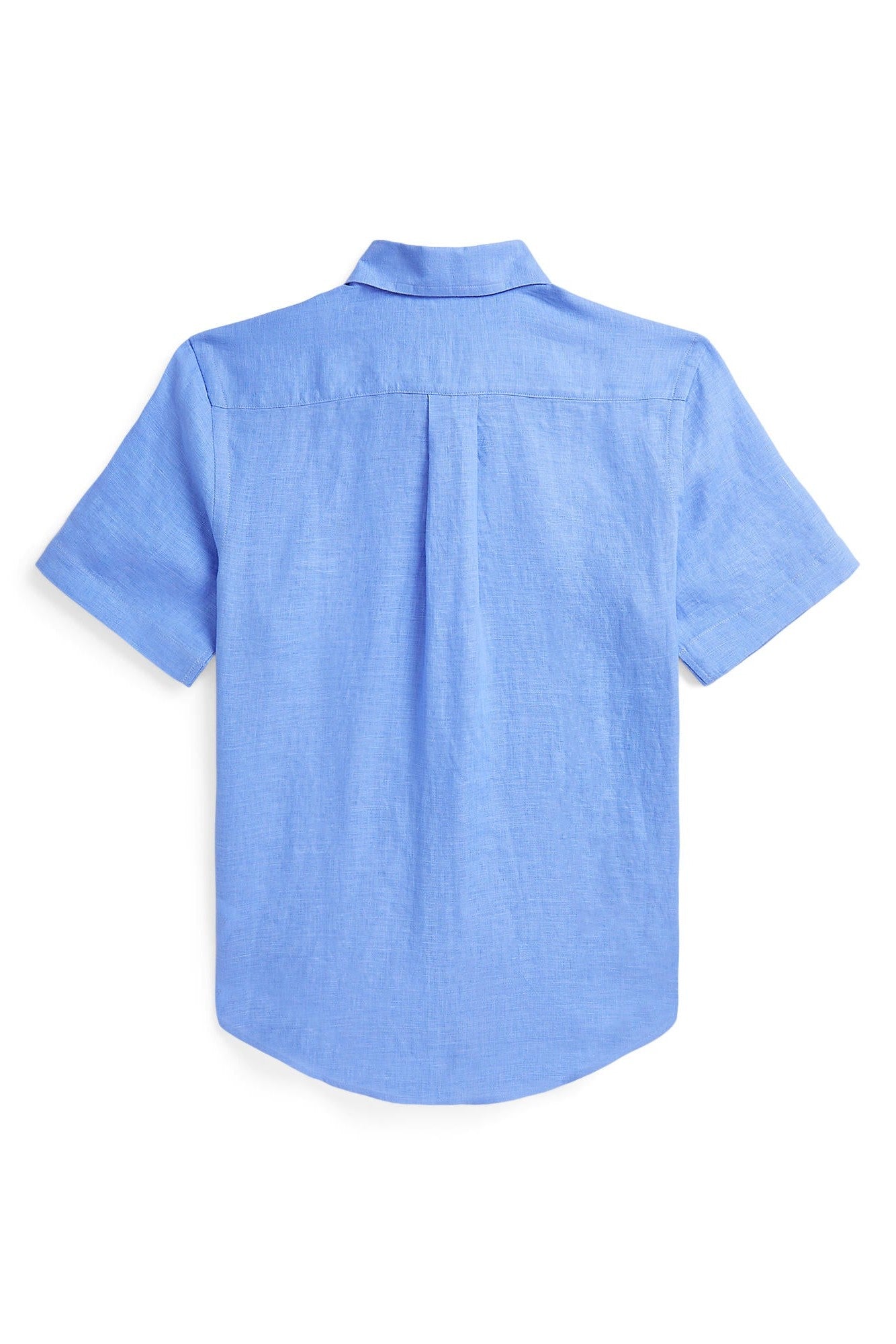 Polo Ralph Lauren Boys Linen Short Sleeve Button-Down Shirt_ 323971498004 shirt