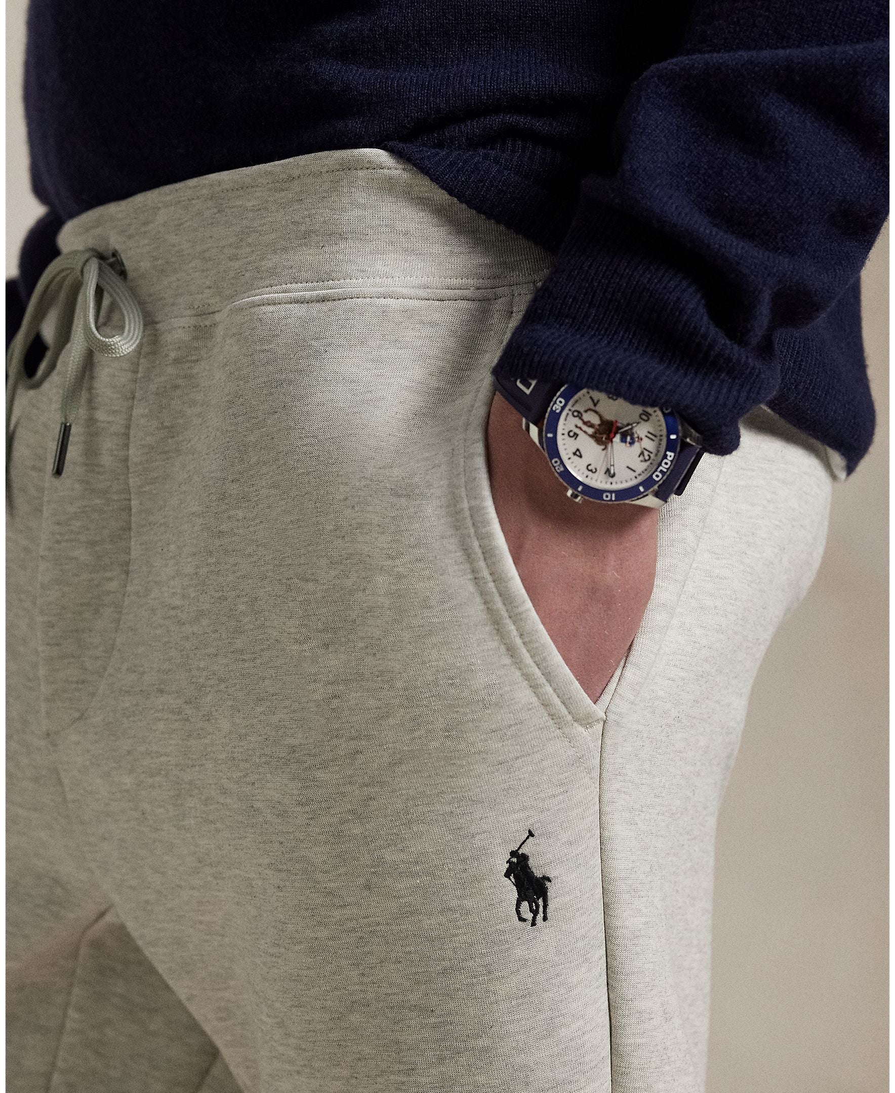 Ralph Lauren Double-Knit Jogger Pant - Greymen's pants