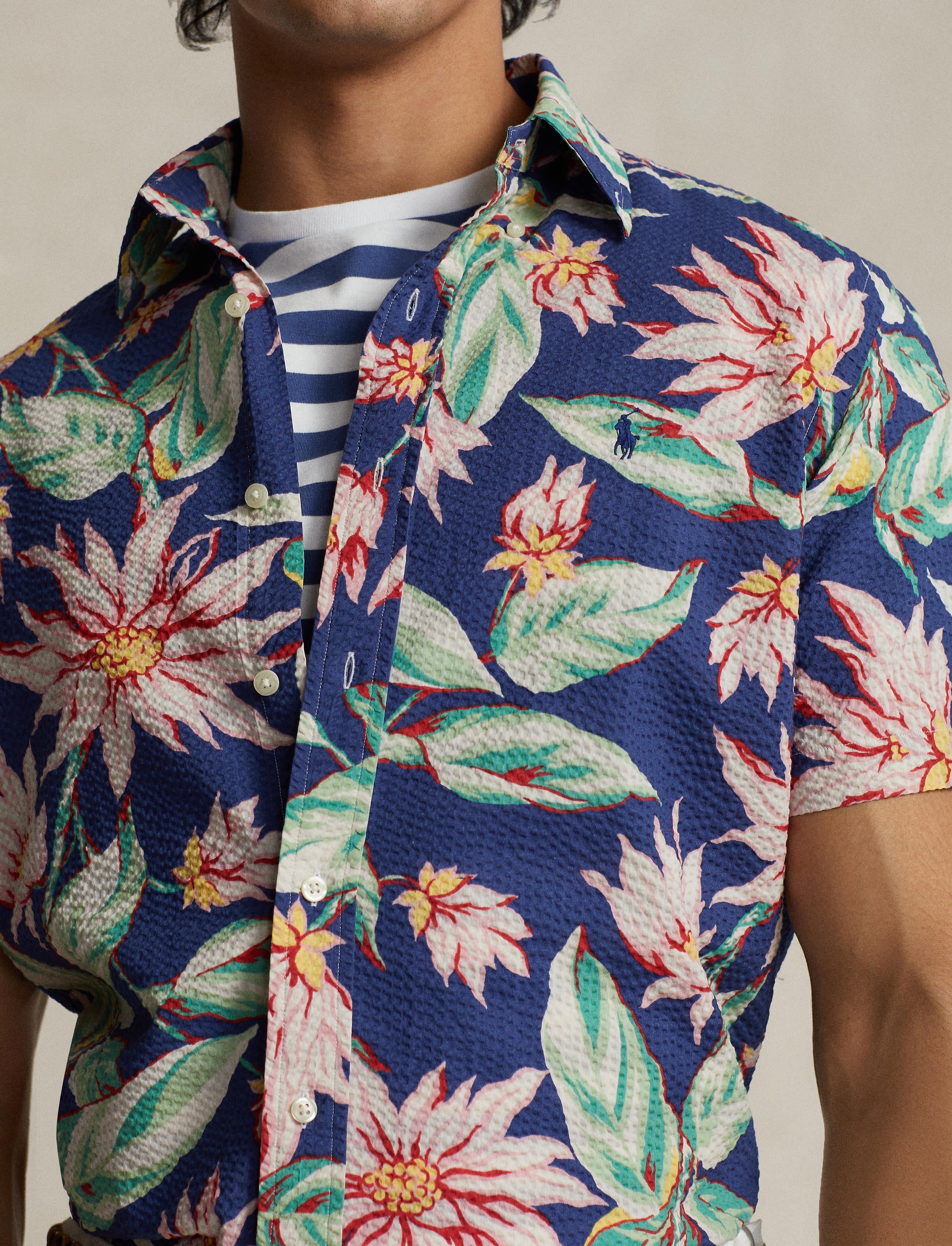 Polo Ralph Lauren Floral Seersucker Shirtmen's pants