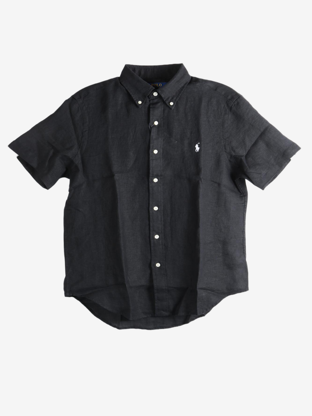 POLO RALPH LAUREN - Men Short-Sleeve Piece Dye Linen Sport Shirt Men’s shirt