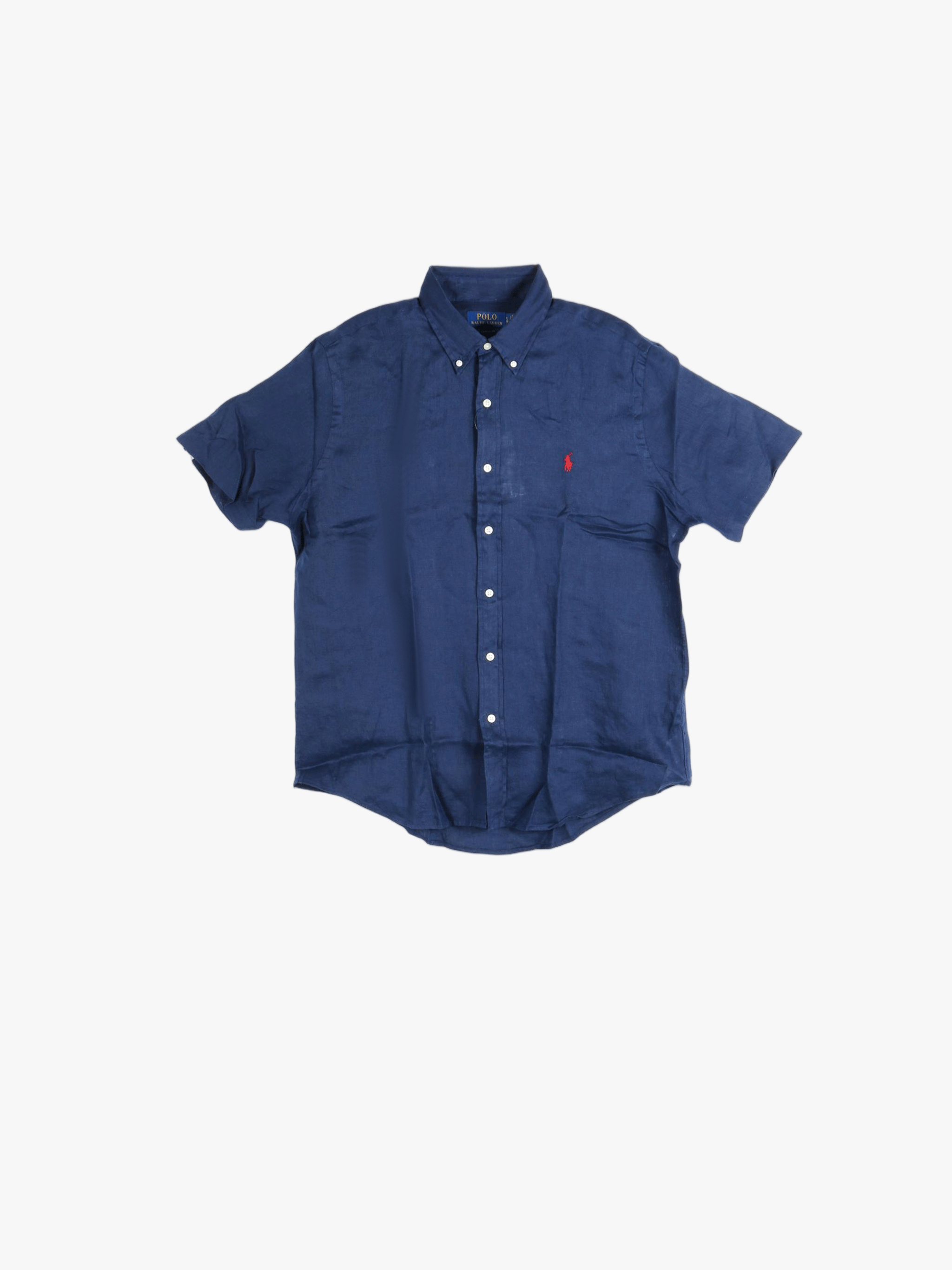 POLO RALPH LAUREN - Men Short Sleeve Piece Dye Linen Sport Shirt Men’s shirt
