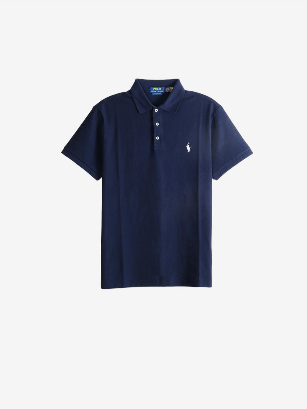 POLO RALPH LAUREN - Men Short-Sleeve Cotton Honeycomb Textured Custom Slim Polo Shirt Men’s shirt