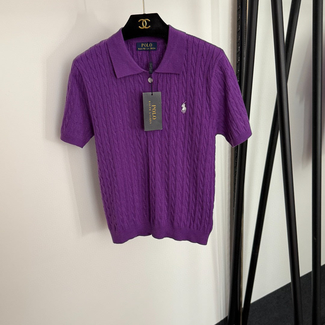 RALPH LAUREN 25S SHORT-SLEEVE POLO SHIRT WITH COLLAR 279 shirt