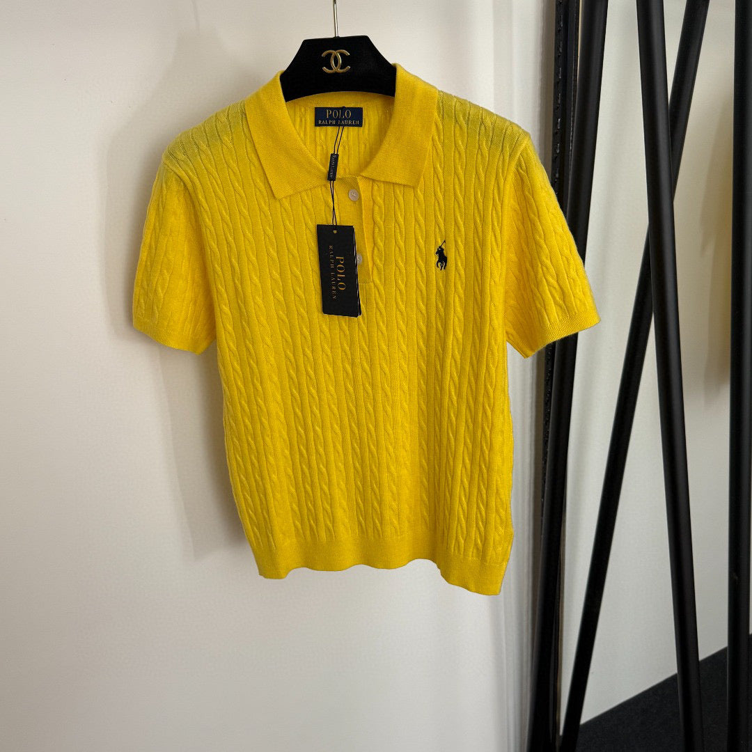 RALPH LAUREN 25S SHORT-SLEEVE POLO SHIRT WITH COLLAR 272 shirt