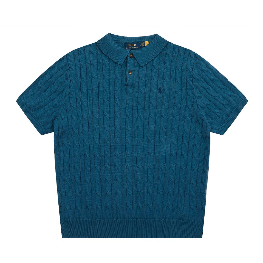 RALPH LAUREN SHORT-SLEEVE POLO KNIT SWEATER STYLE 432 Men’s shirt