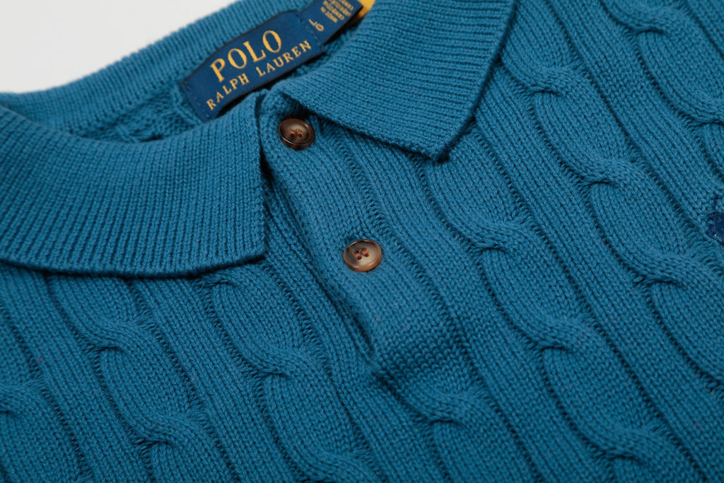 RALPH LAUREN SHORT-SLEEVE POLO KNIT SWEATER STYLE 432 Men’s shirt