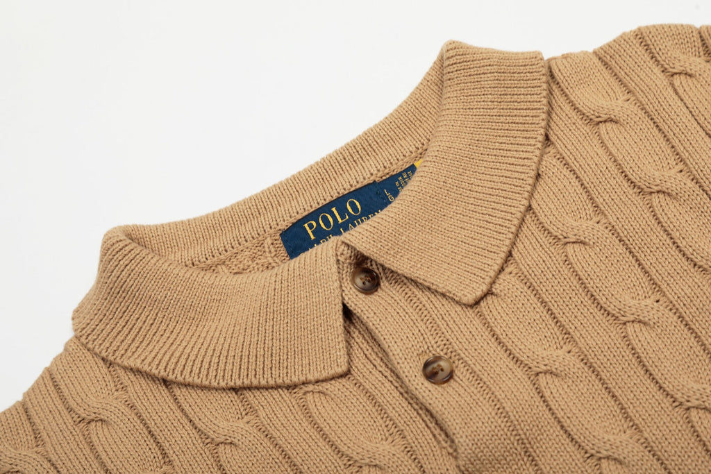 RALPH LAUREN SHORT-SLEEVE POLO KNIT SWEATER STYLE 433 Men’s shirt