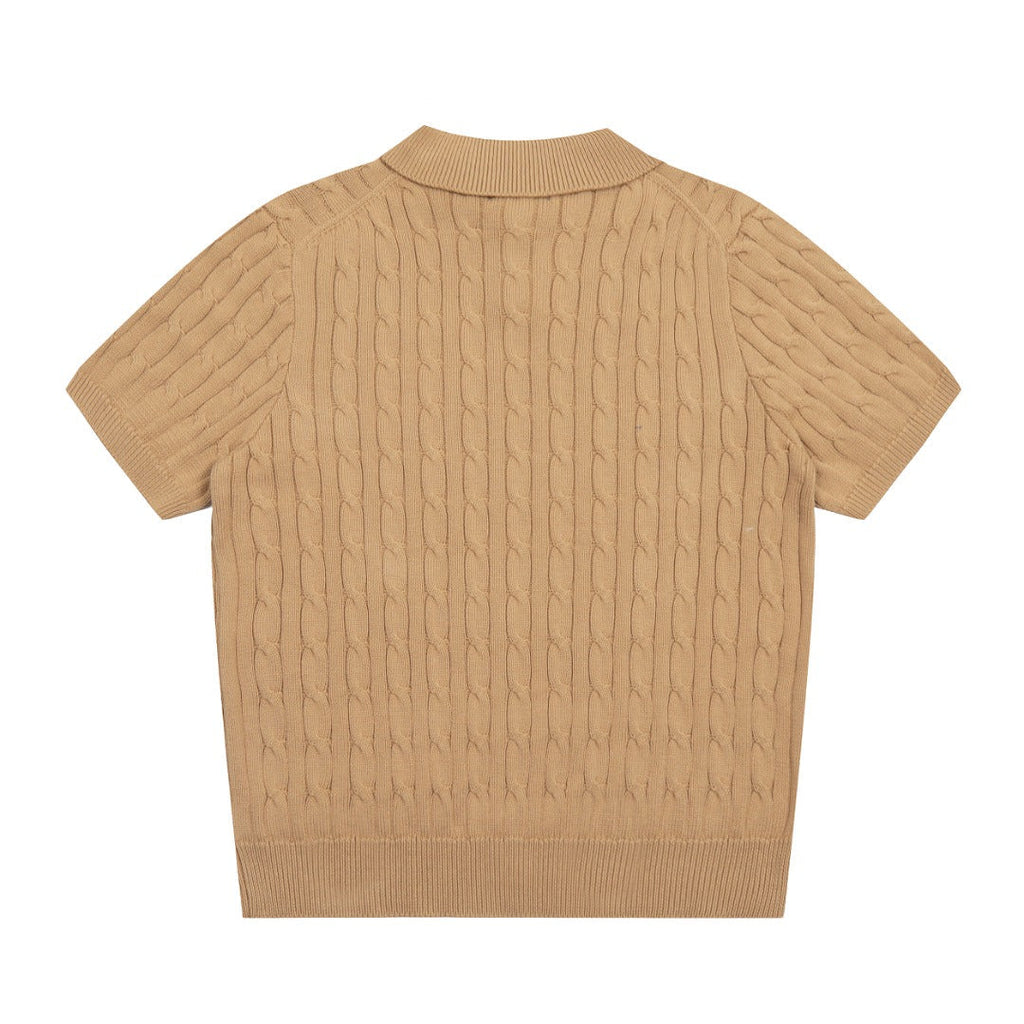 RALPH LAUREN SHORT-SLEEVE POLO KNIT SWEATER STYLE 433 Men’s shirt