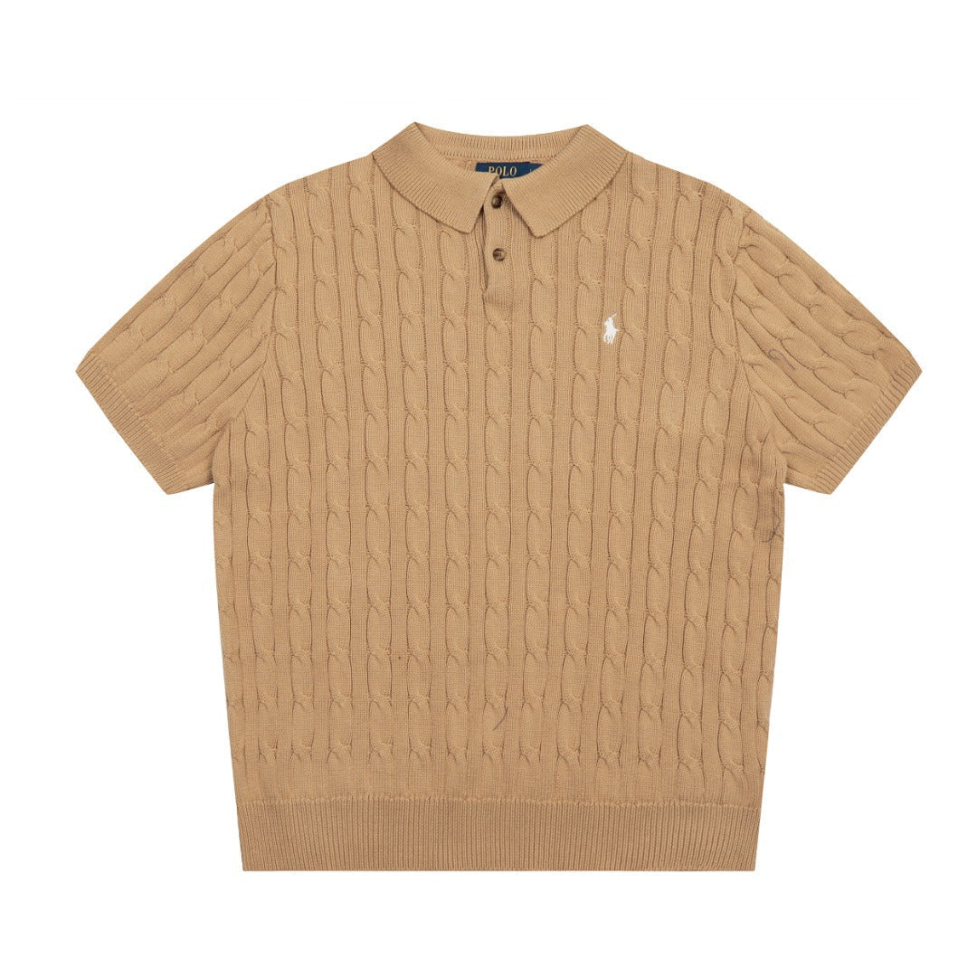 RALPH LAUREN SHORT-SLEEVE POLO KNIT SWEATER STYLE 433 Men’s shirt