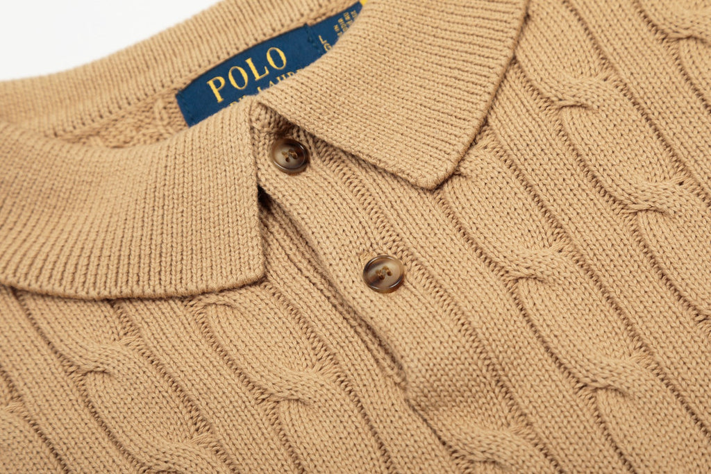 RALPH LAUREN SHORT-SLEEVE POLO KNIT SWEATER STYLE 433 Men’s shirt