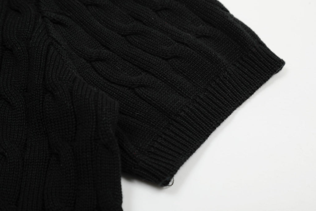 RALPH LAUREN SHORT-SLEEVE POLO KNIT SWEATER STYLE 434 Men’s shirt
