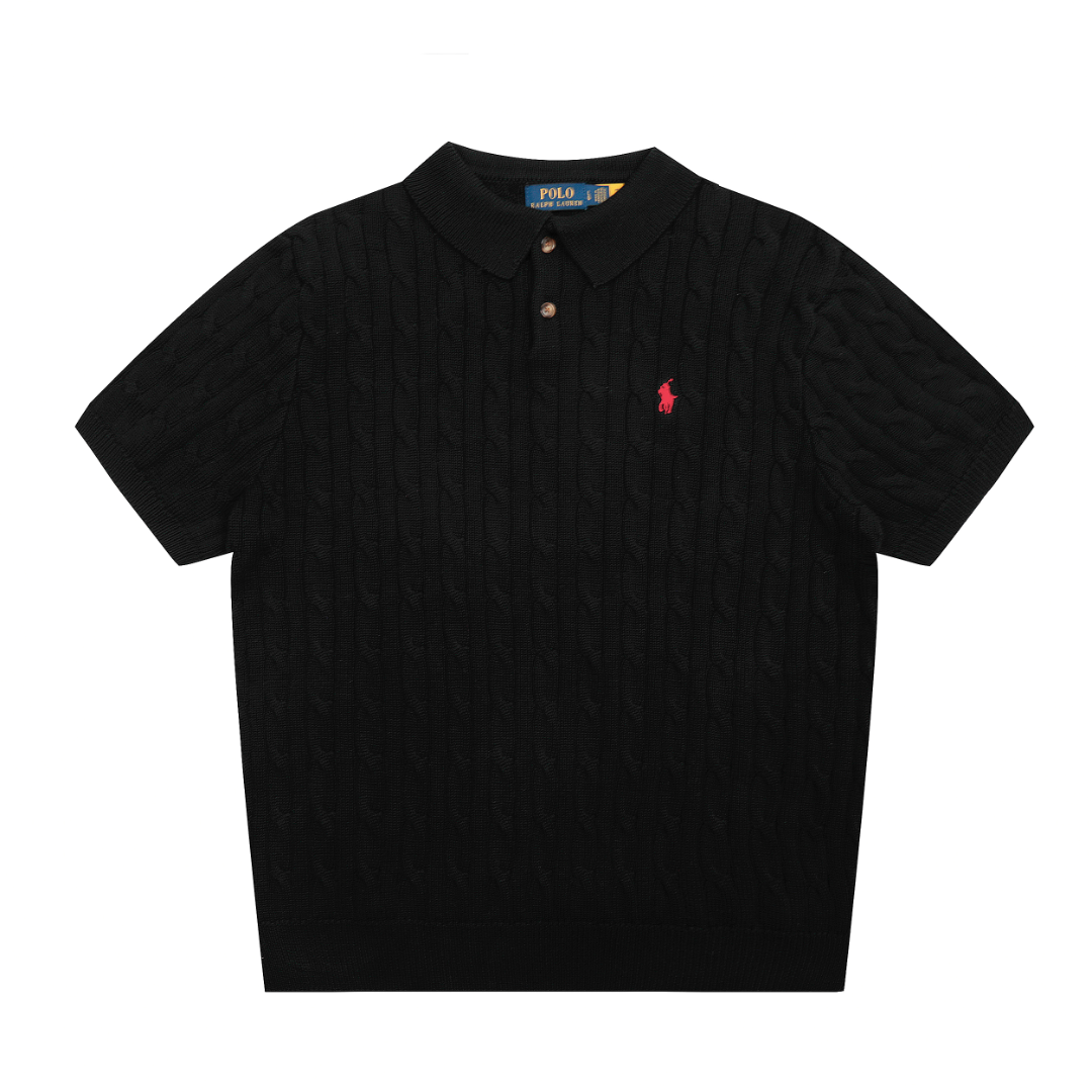 RALPH LAUREN SHORT-SLEEVE POLO KNIT SWEATER STYLE 434 Men’s shirt