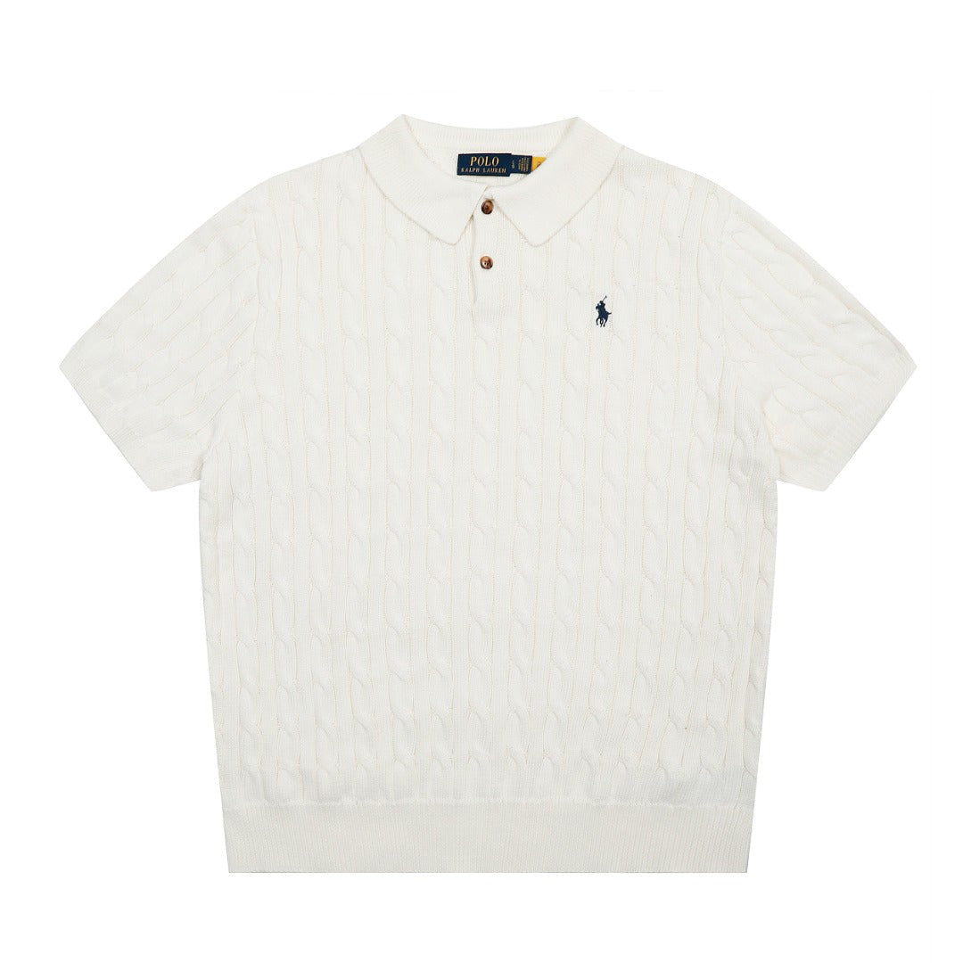 RALPH LAUREN SHORT-SLEEVE POLO KNIT SWEATER STYLE 436 Men’s shirt