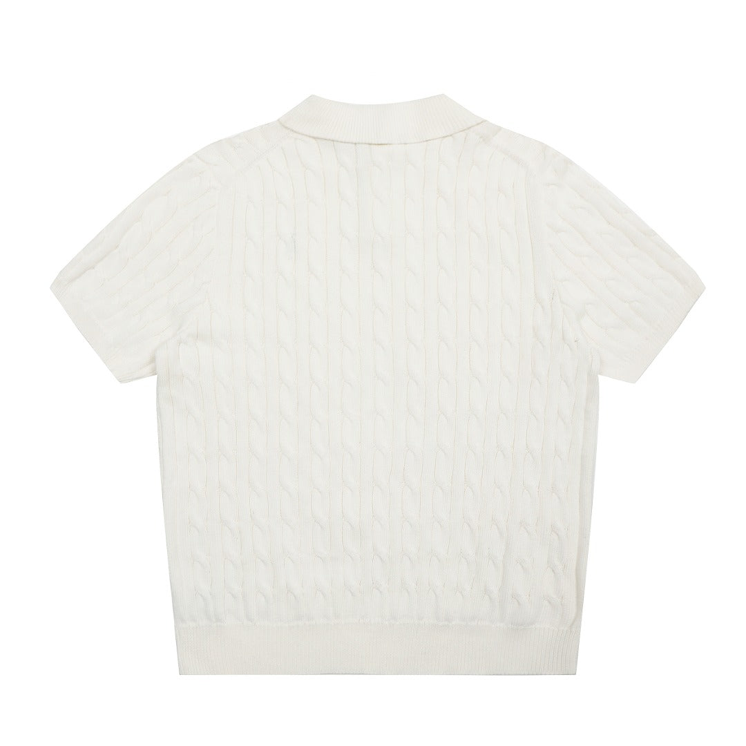 RALPH LAUREN SHORT-SLEEVE POLO KNIT SWEATER STYLE 436 Men’s shirt