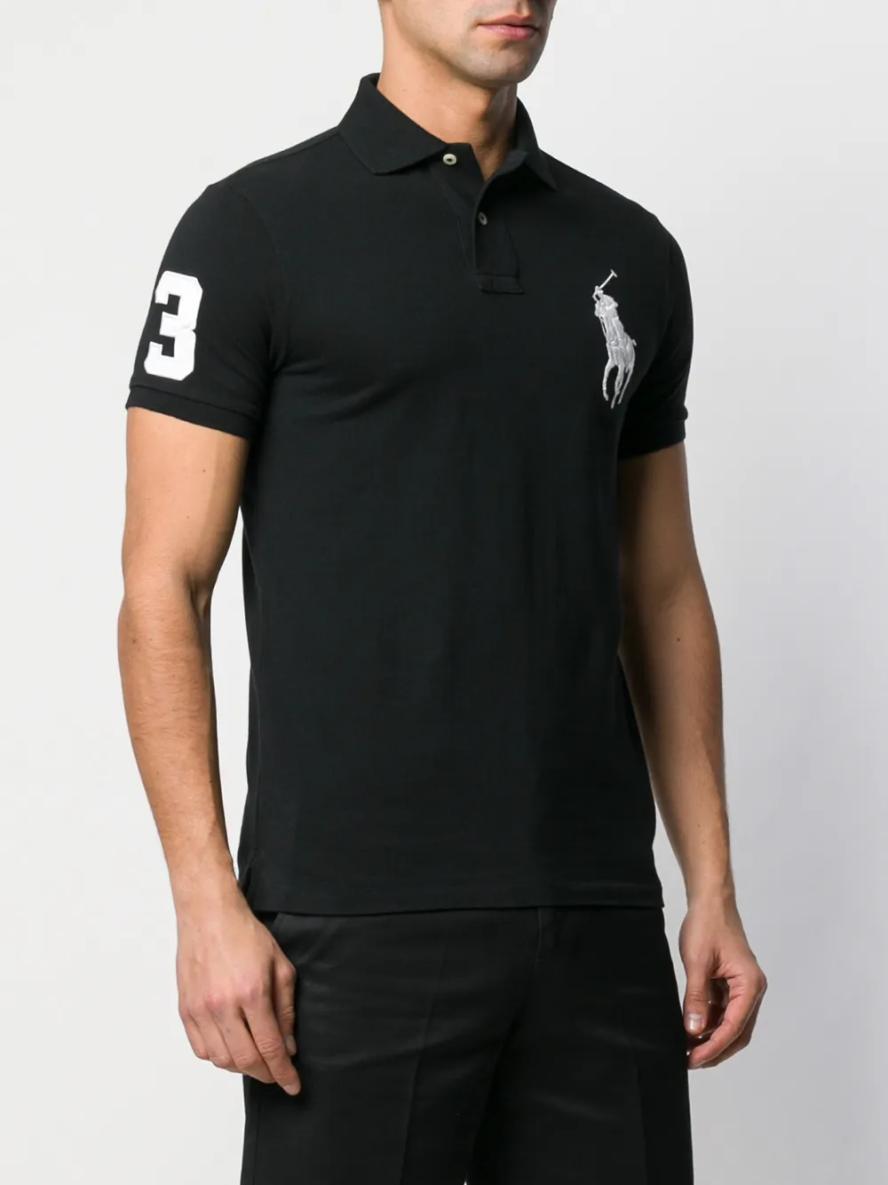 POLO RALPH LAUREN - Men Short-Sleeve Big Pony Mesh Polo Shirt Men’s shirt