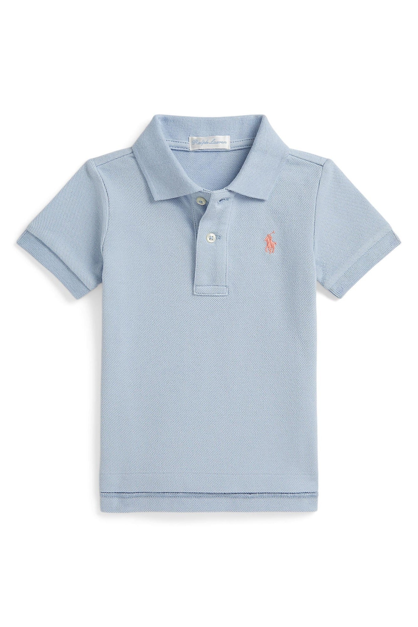 Polo Ralph Lauren Baby Mesh Estate Blue Polo Shirt shirt