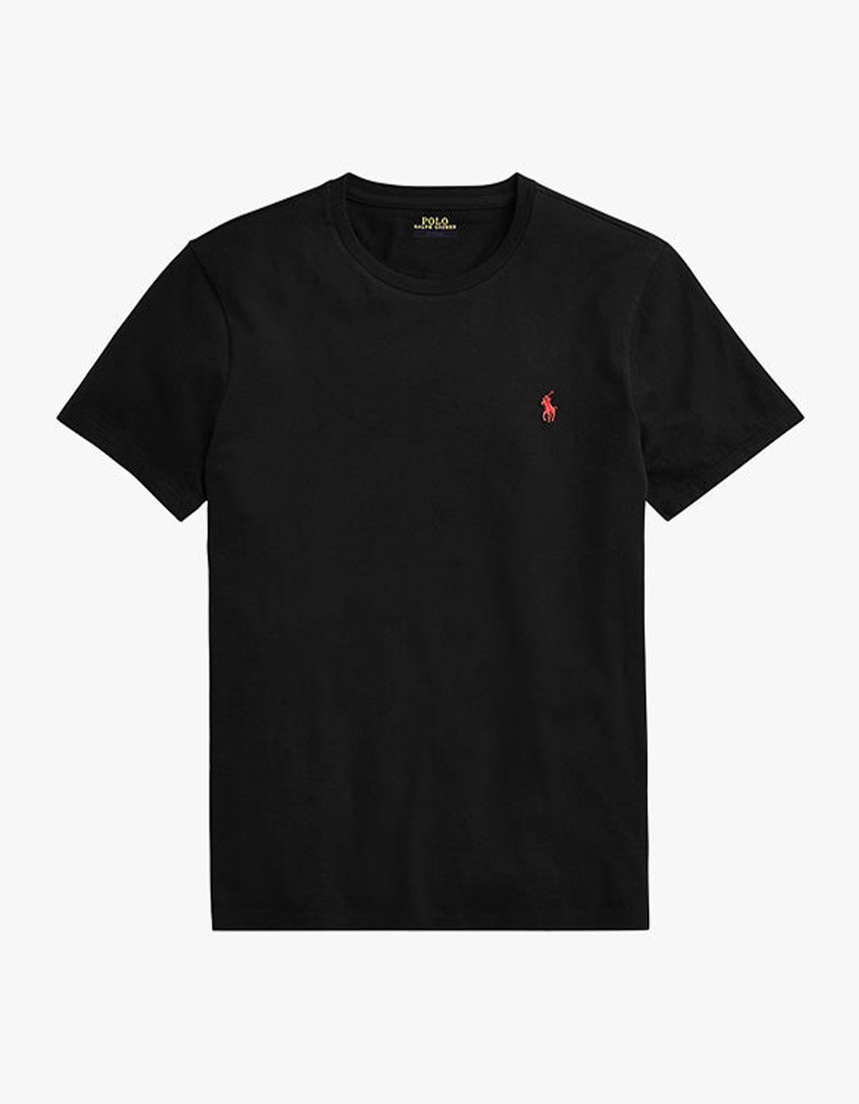 Custom Slim Fit Crew Neck T Shirt - RL Black Men’s shirt