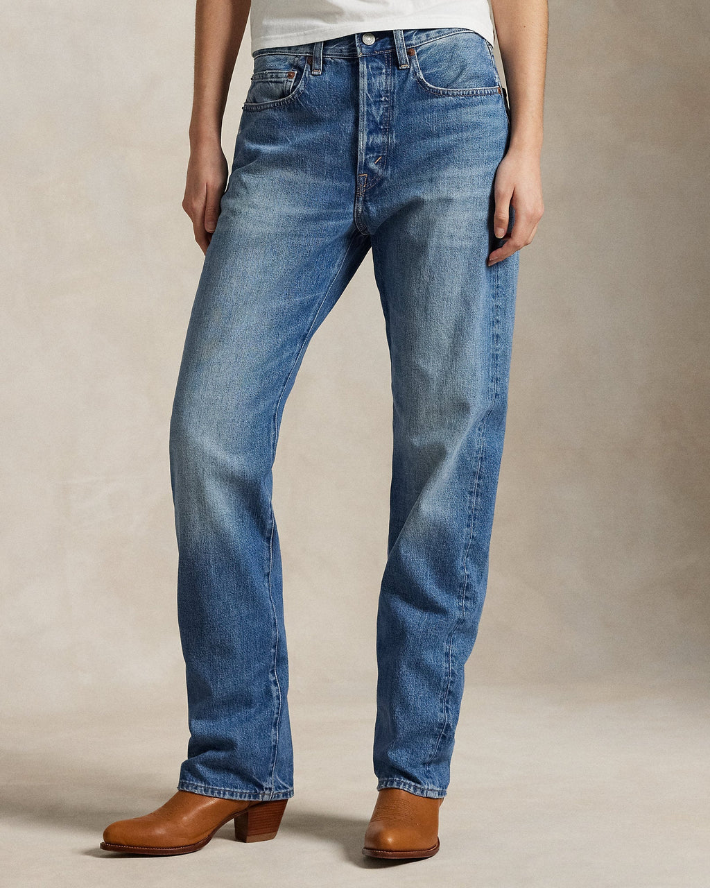 Polo Ralph Lauren - High-Rise Relaxed Straight Jean Lebec Washmen's pants