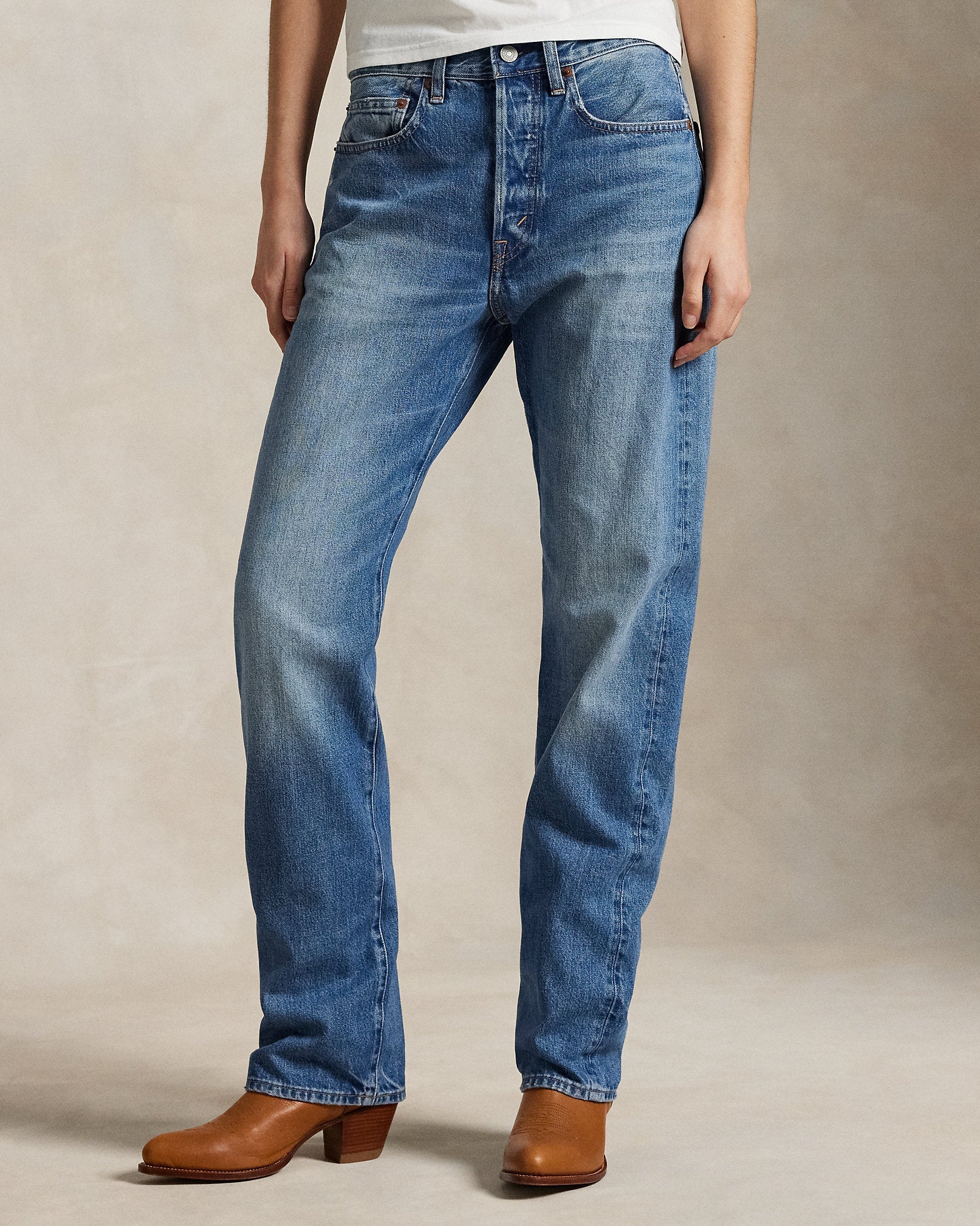 Polo Ralph Lauren - High-Rise Relaxed Straight Jean Lebec Washmen's pants