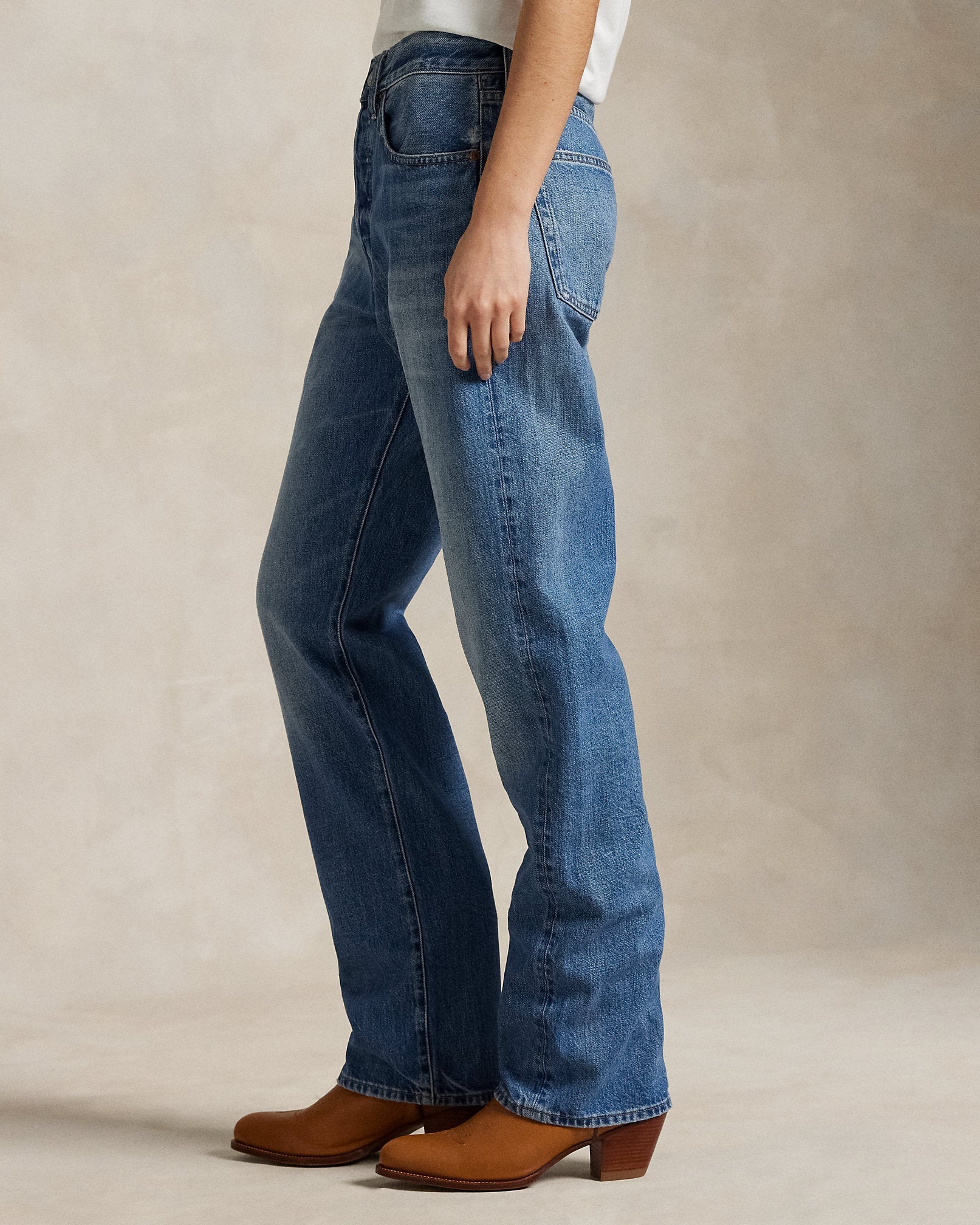 Polo Ralph Lauren - High-Rise Relaxed Straight Jean Lebec Washmen's pants