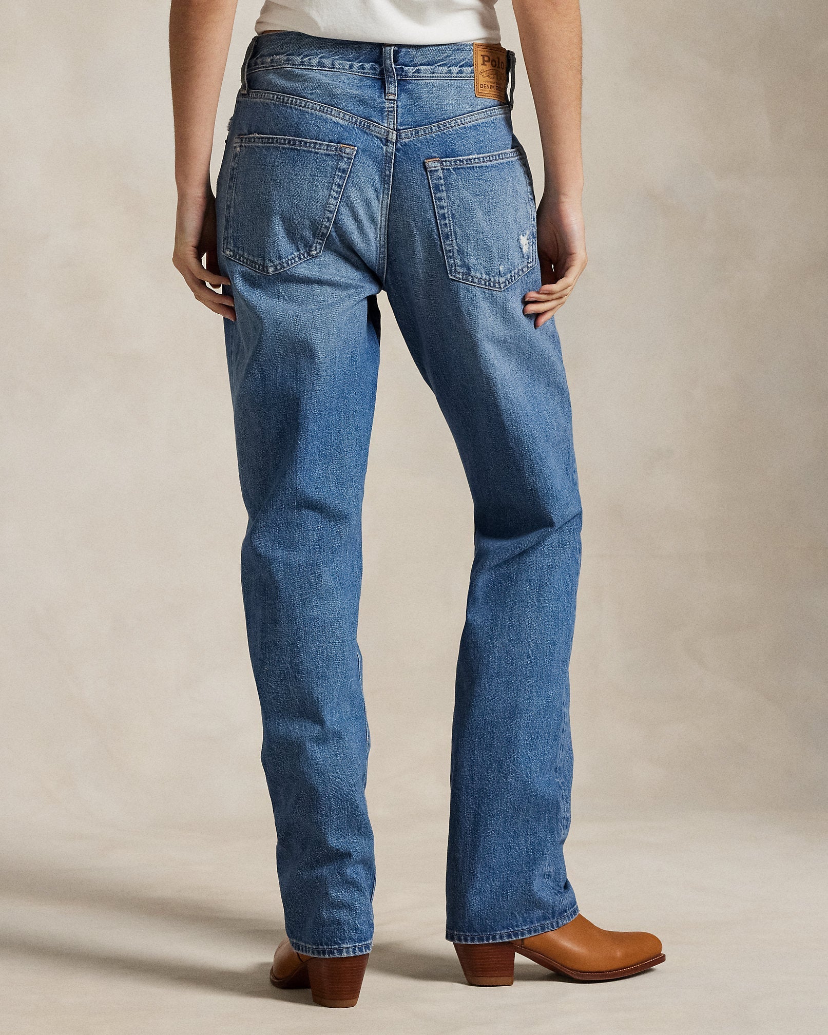 Polo Ralph Lauren - High-Rise Relaxed Straight Jean Lebec Washmen's pants