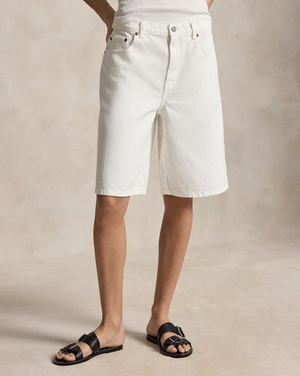 Polo Ralph Lauren - Long Denim Shorts - Puno Washmen's pants