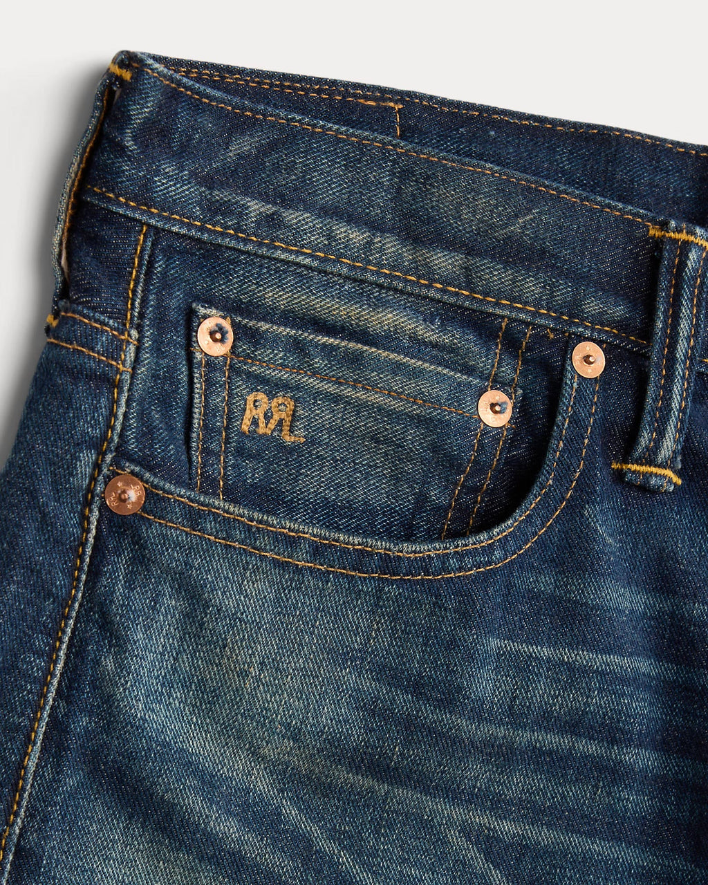Double RL - Vintage Wide Fit Distressed Kenley Jean - Kenley Washmen's pants