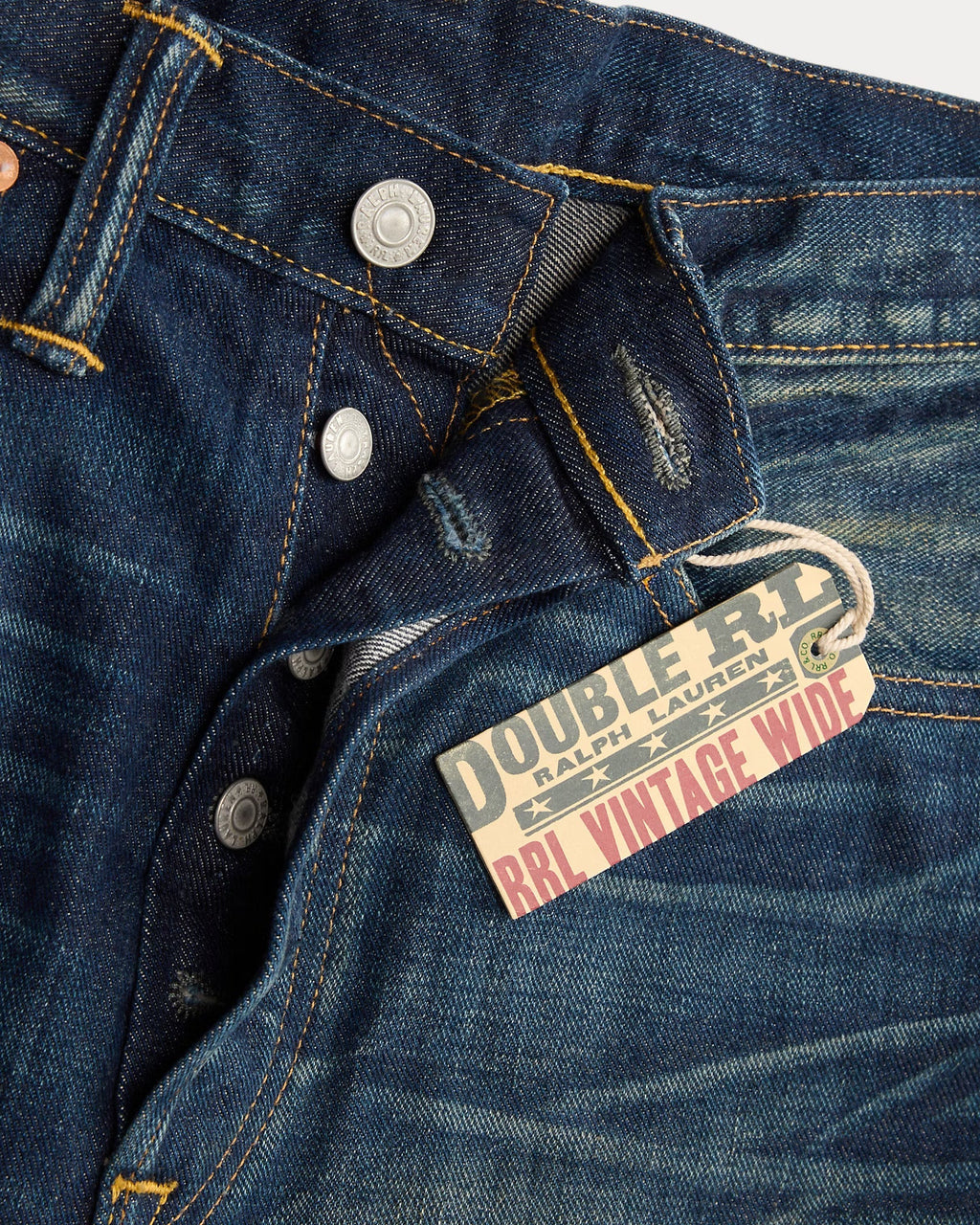 Double RL - Vintage Wide Fit Distressed Kenley Jean - Kenley Washmen's pants