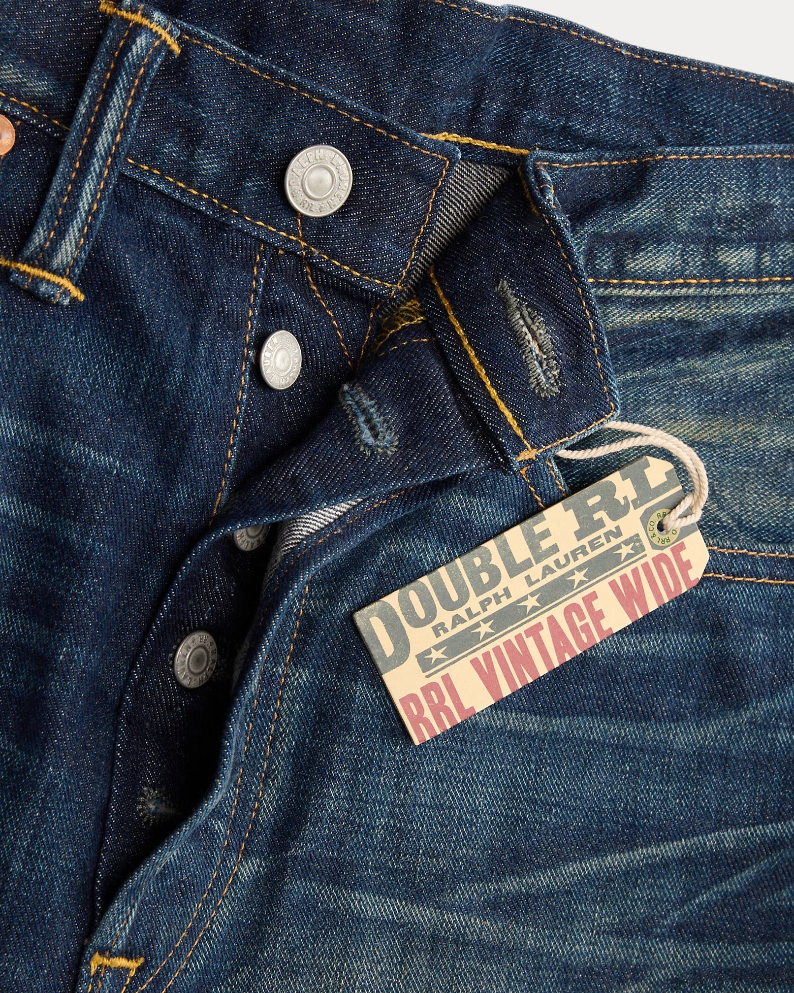 Double RL - Vintage Wide Fit Distressed Kenley Jean - Kenley Washmen's pants