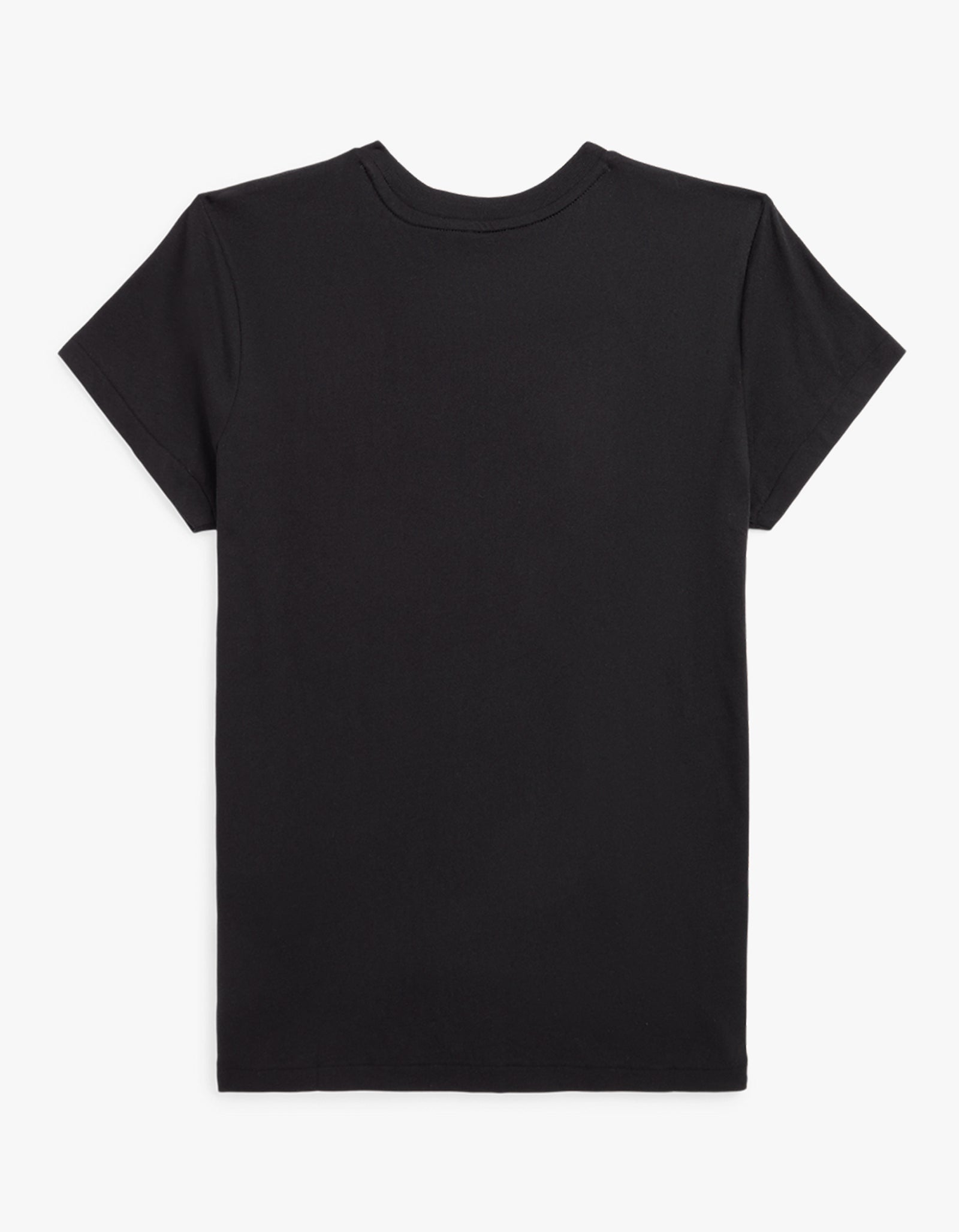 Crewneck Short Sleeve T Shirt - Black shirt