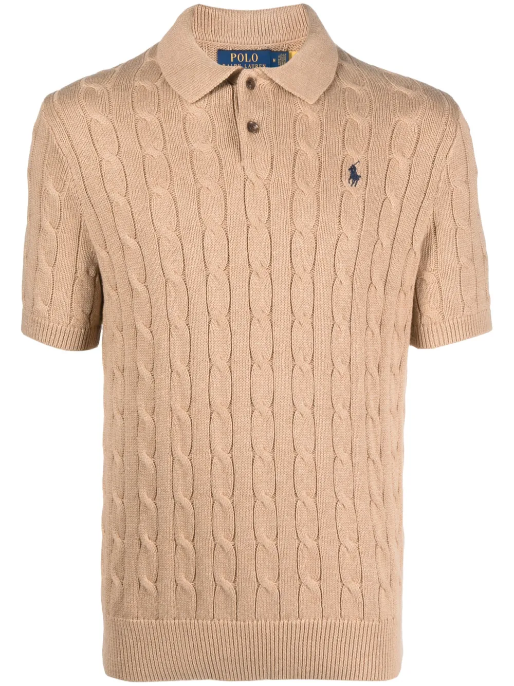 POLO RALPH LAUREN - Men Short Sleeve Cotton Cable Knit Sweater Polo Men’s shirt