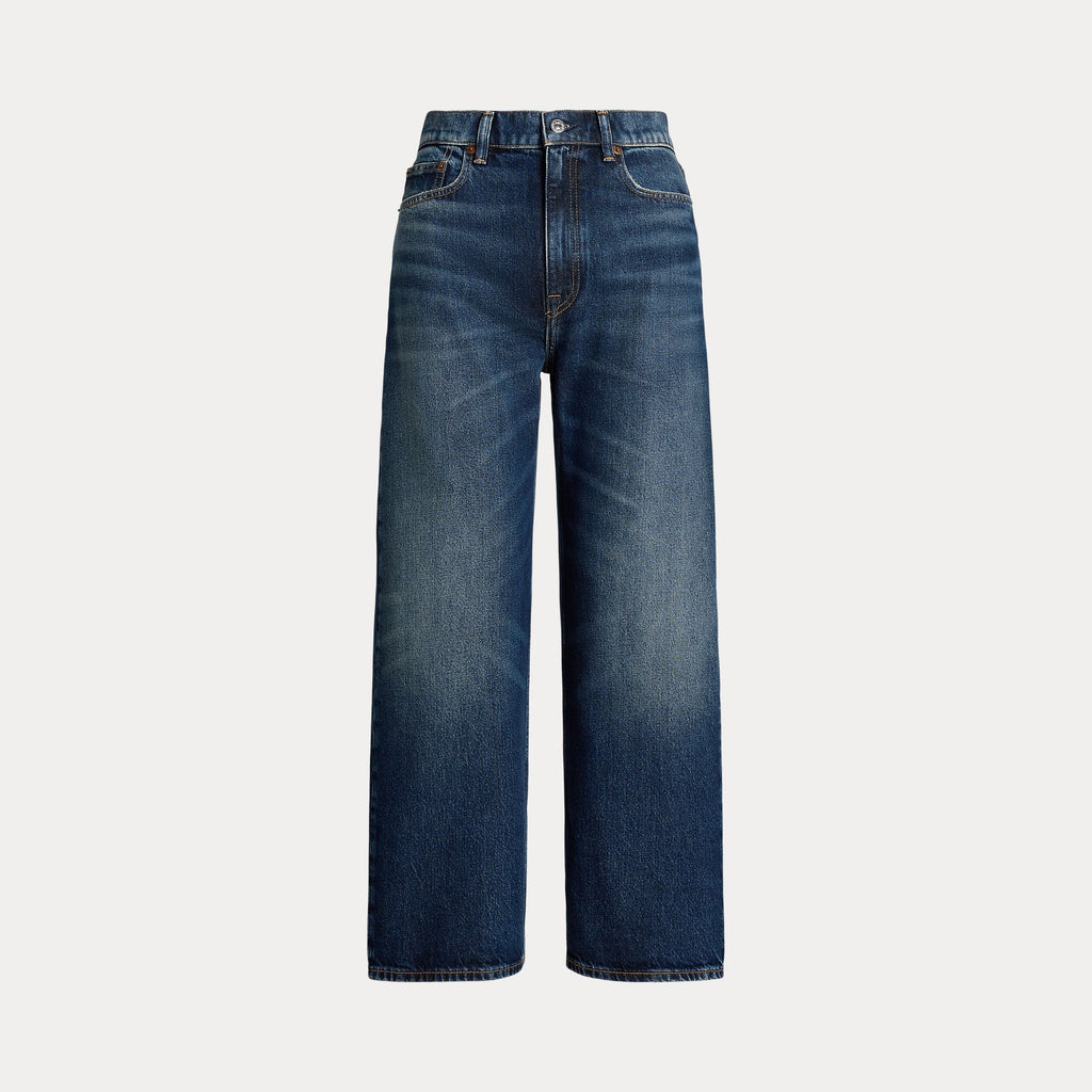 Polo Ralph Lauren - High Rise Wide Leg Crop Jeanmen's pants