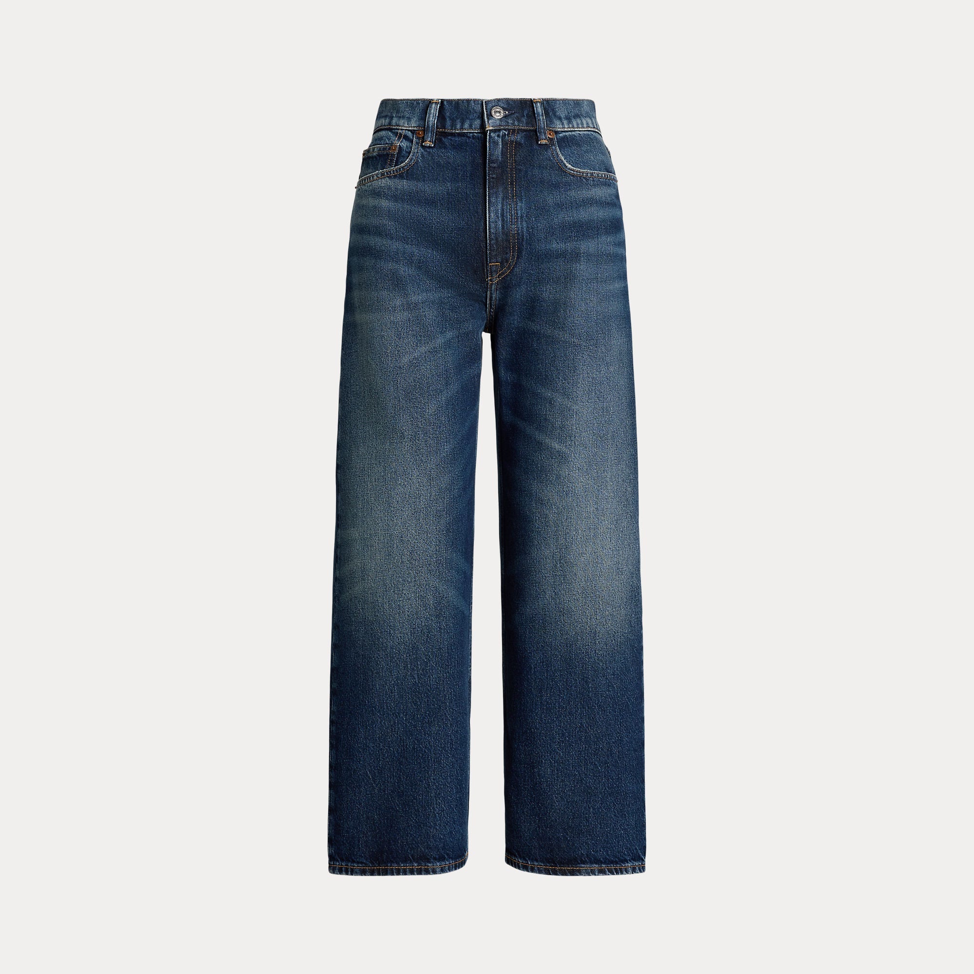 Polo Ralph Lauren - High Rise Wide Leg Crop Jeanmen's pants