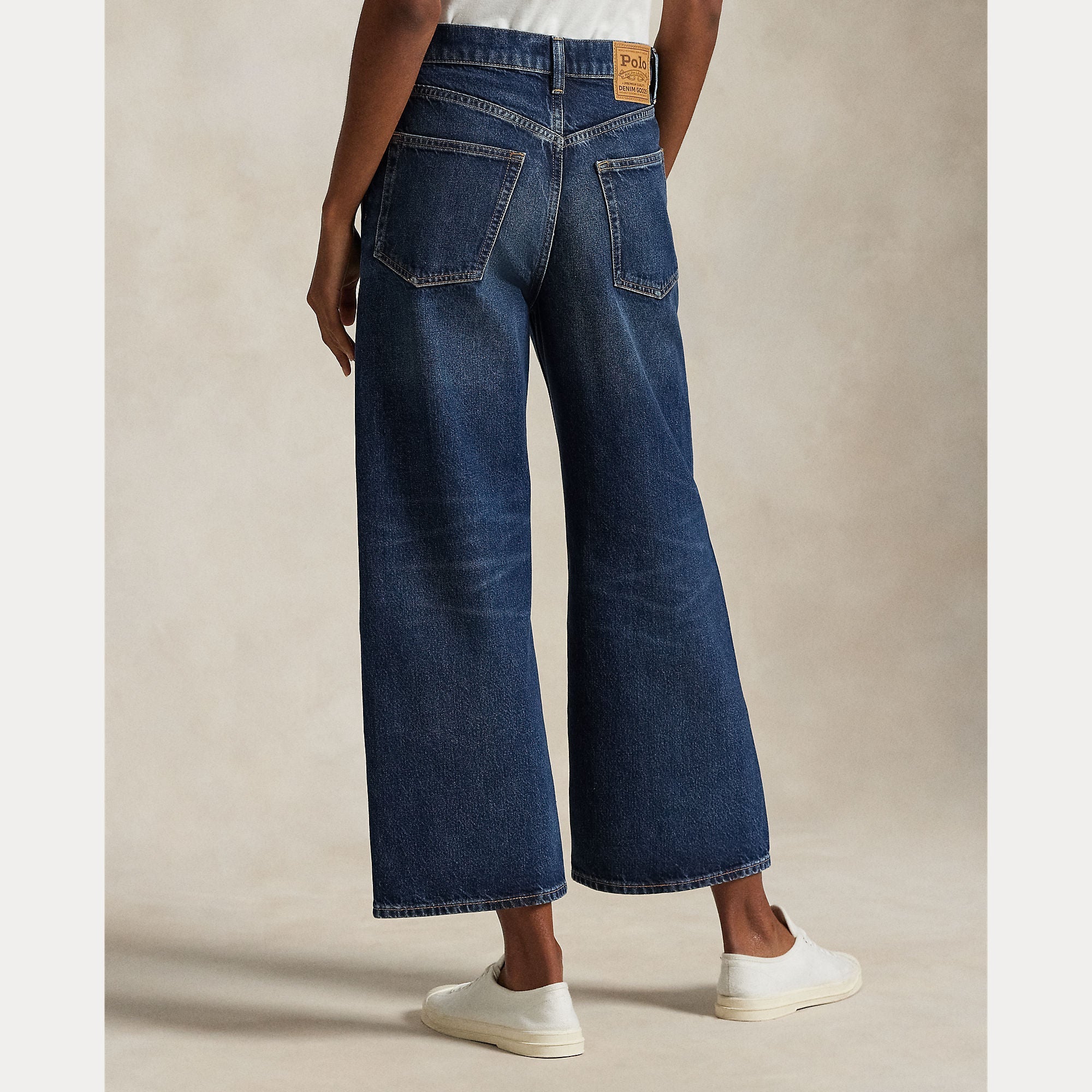 Polo Ralph Lauren - High Rise Wide Leg Crop Jeanmen's pants