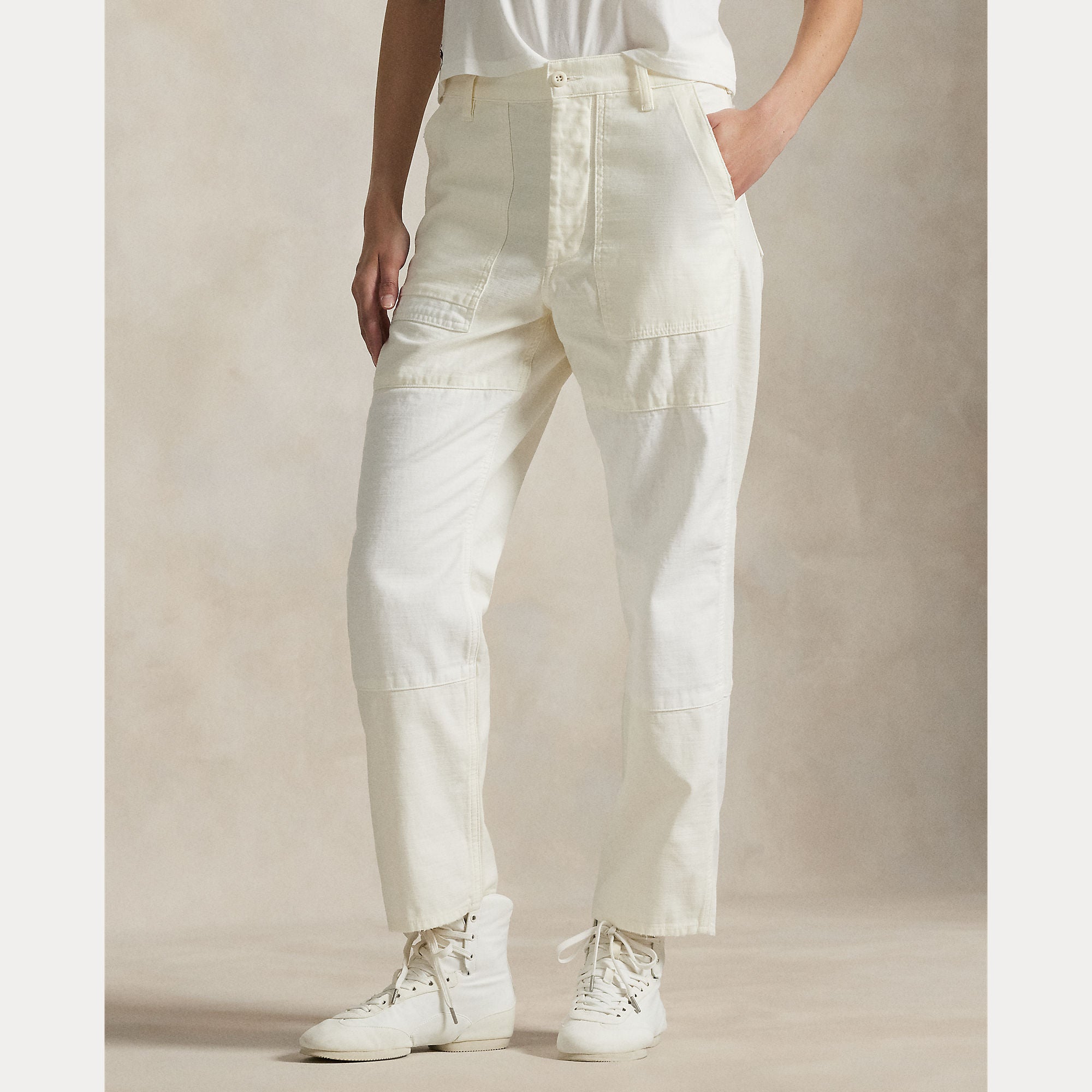 Polo Ralph Lauren - The Ricky Pant - Ecru Multimen's pants
