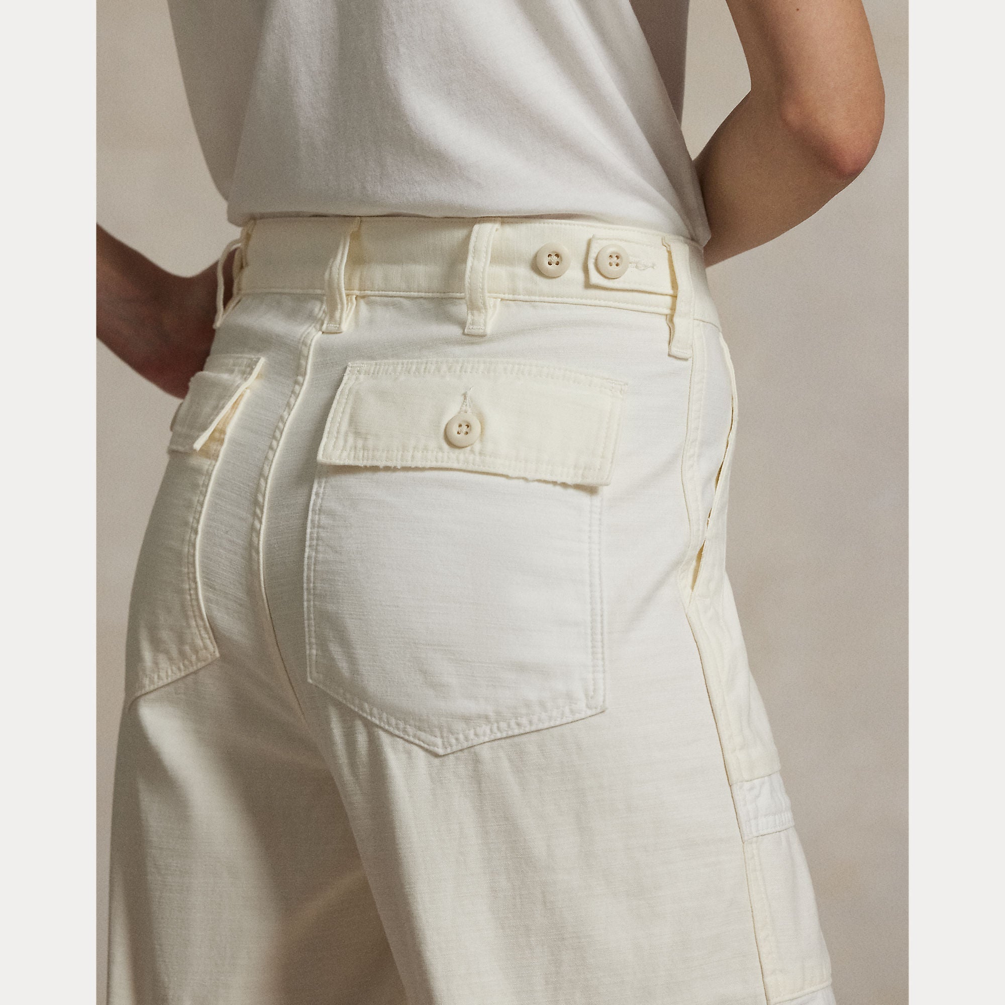 Polo Ralph Lauren - The Ricky Pant - Ecru Multimen's pants