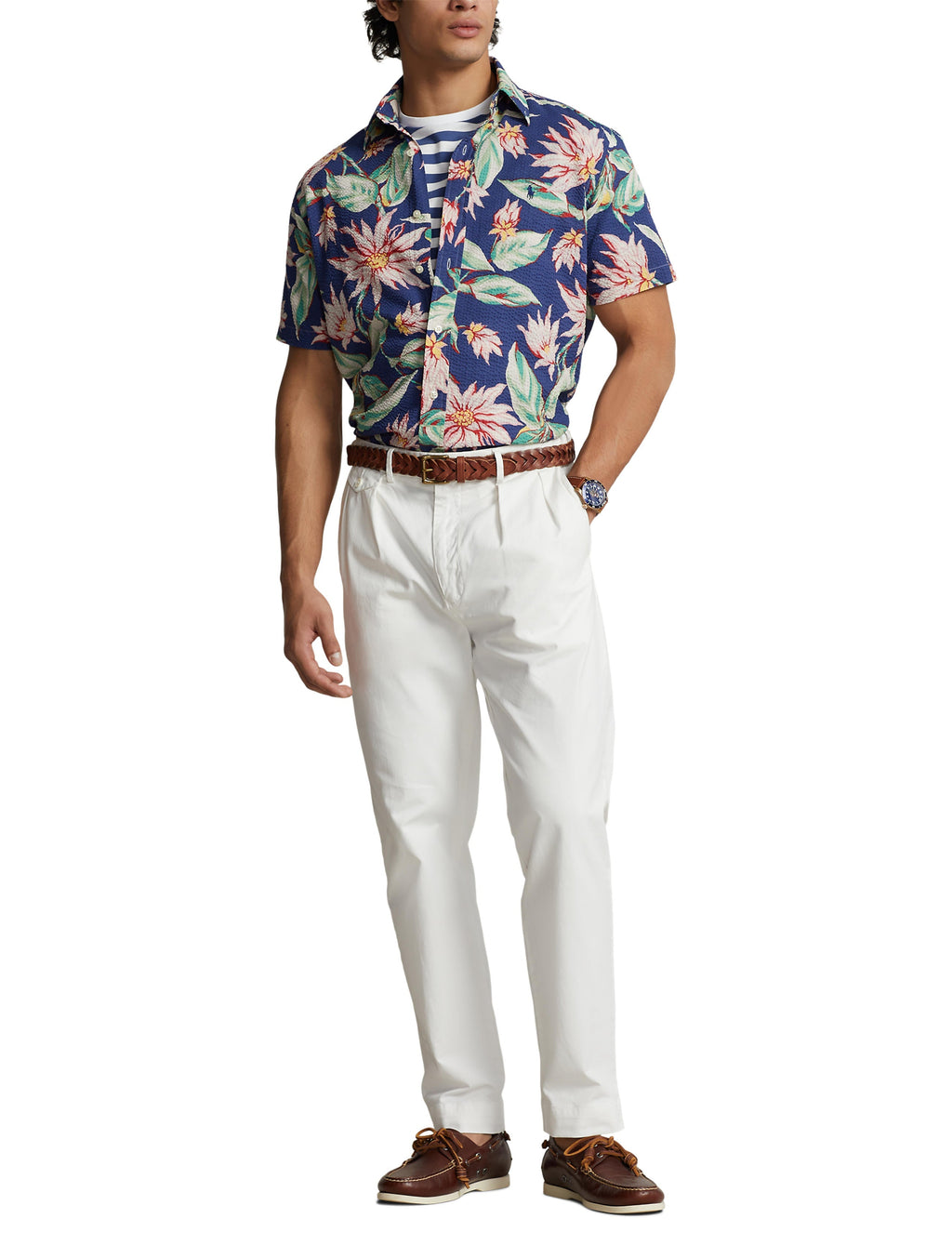 Polo Ralph Lauren Floral Seersucker Shirtmen's pants