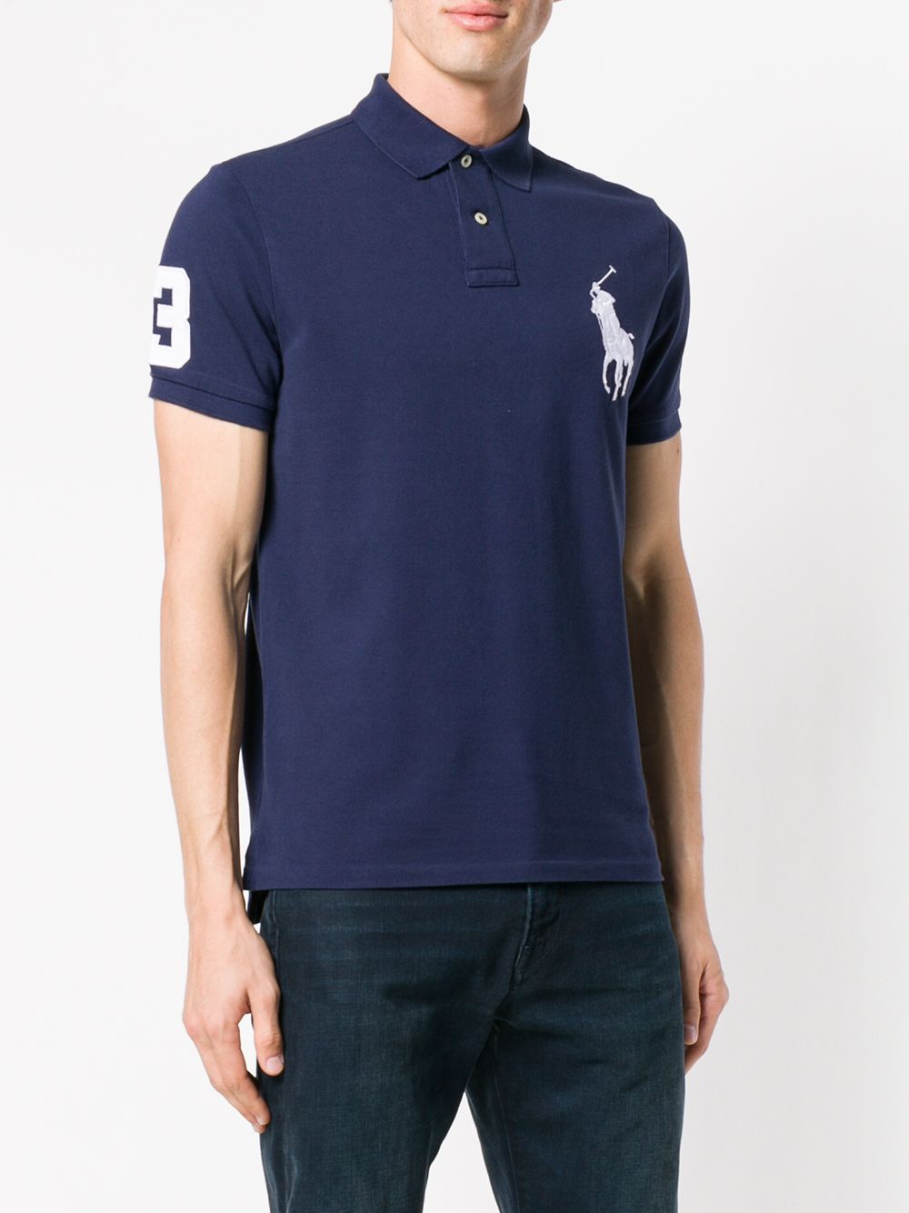POLO RALPH LAUREN - Men Short-Sleeve Big Pony Mesh Polo Shirt Men’s shirt